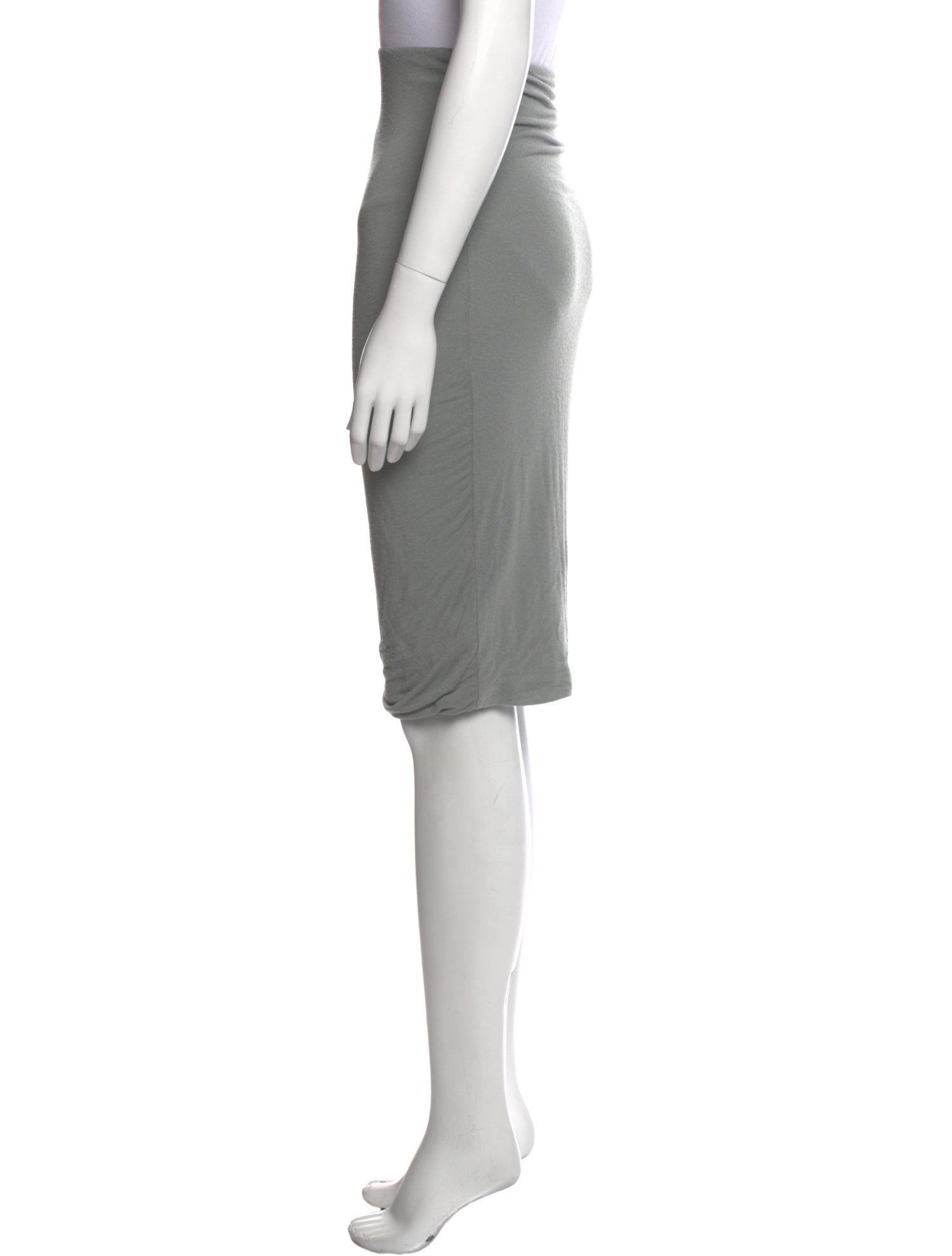 James Perse Ruffle Embellishment Knee-Length Skirt