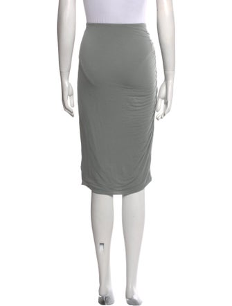 James Perse Ruffle Embellishment Knee-Length Skirt