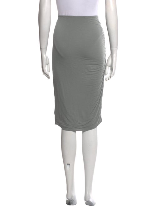 James Perse Ruffle Embellishment Knee-Length Skirt