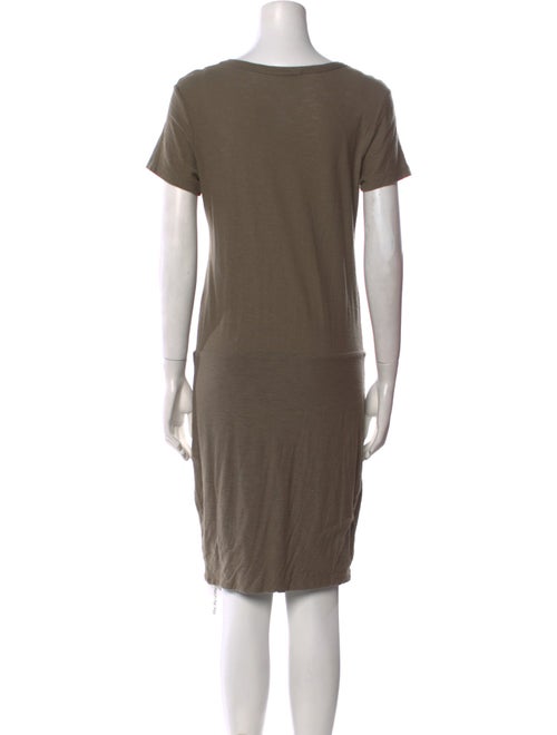 James Perse Scoop Neck Knee-Length Dress