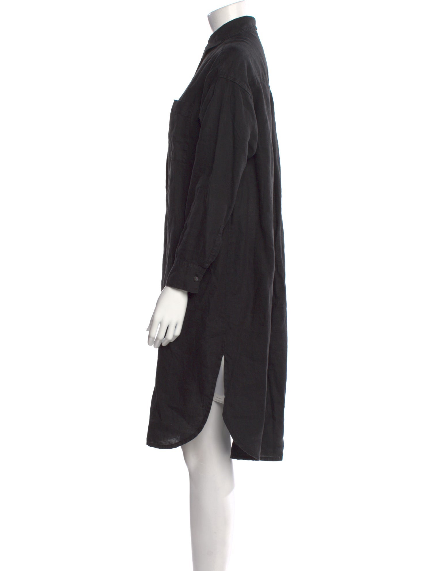 James Perse Linen Knee-Length Dress