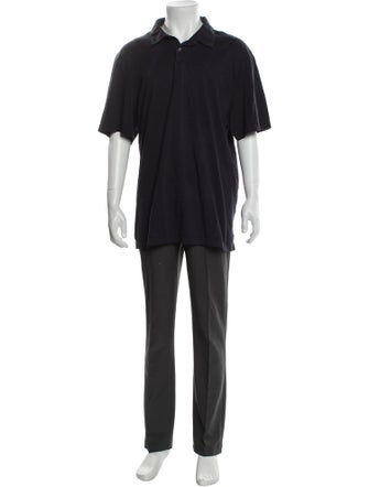 James Perse Crew Neck Short Sleeve Polo Shirt