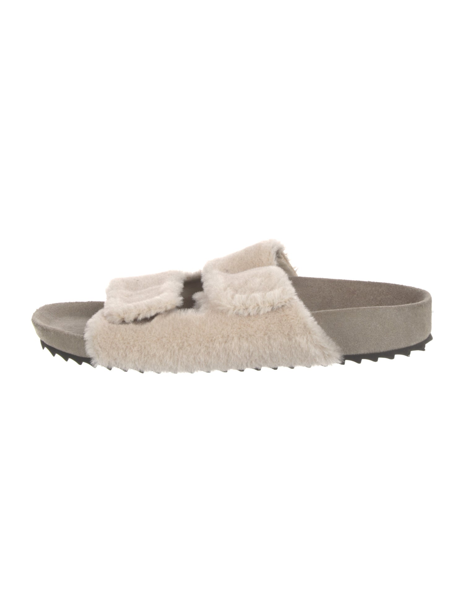 James Perse Faux Fur Slides
