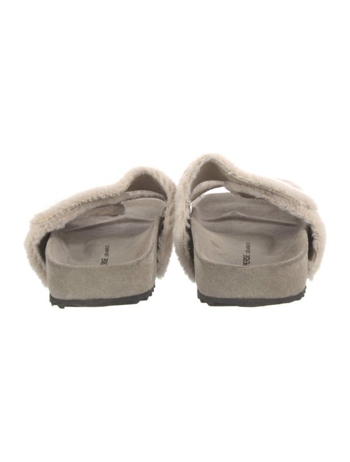James Perse Faux Fur Slides