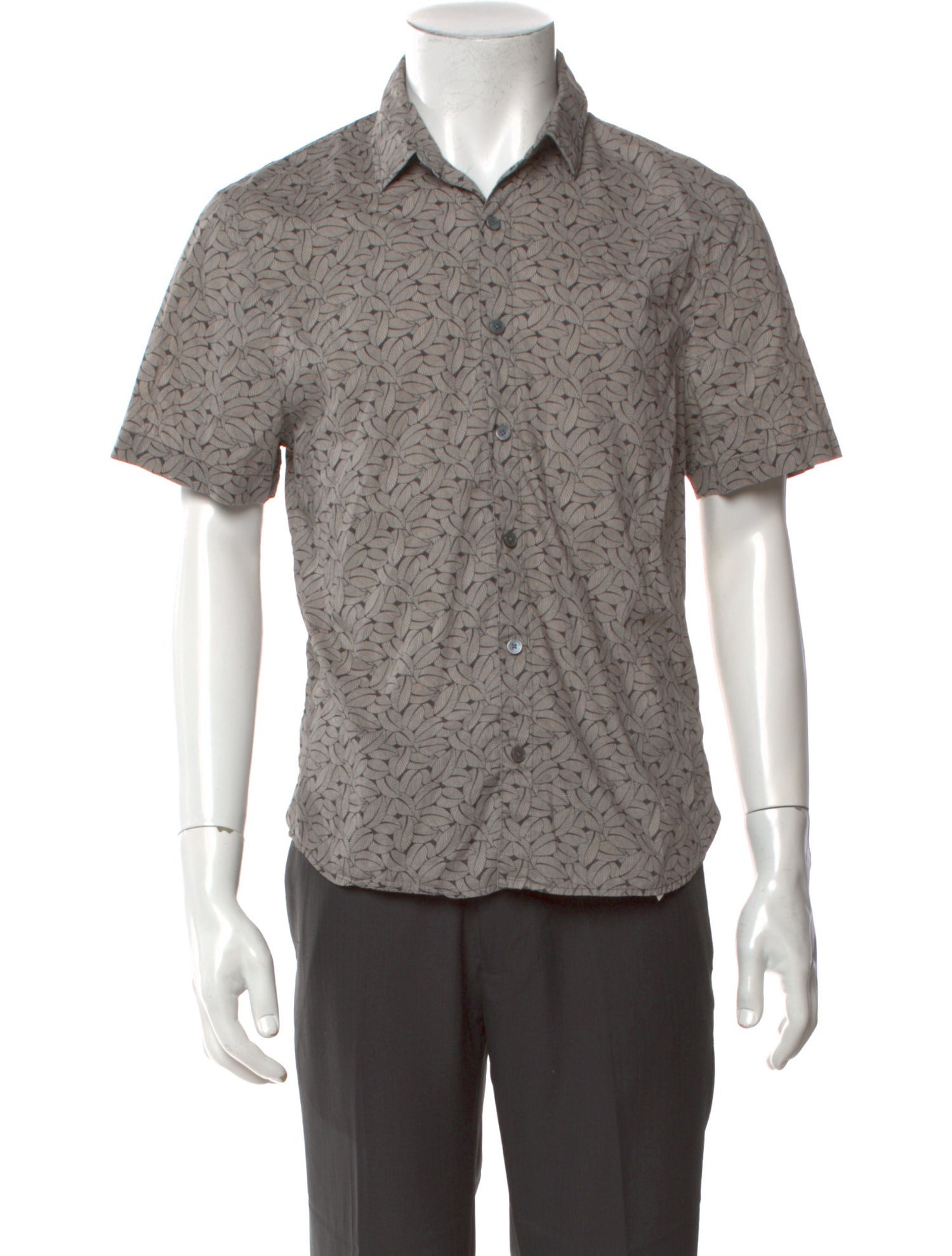 James Perse Printed Short Sleeve Shirt