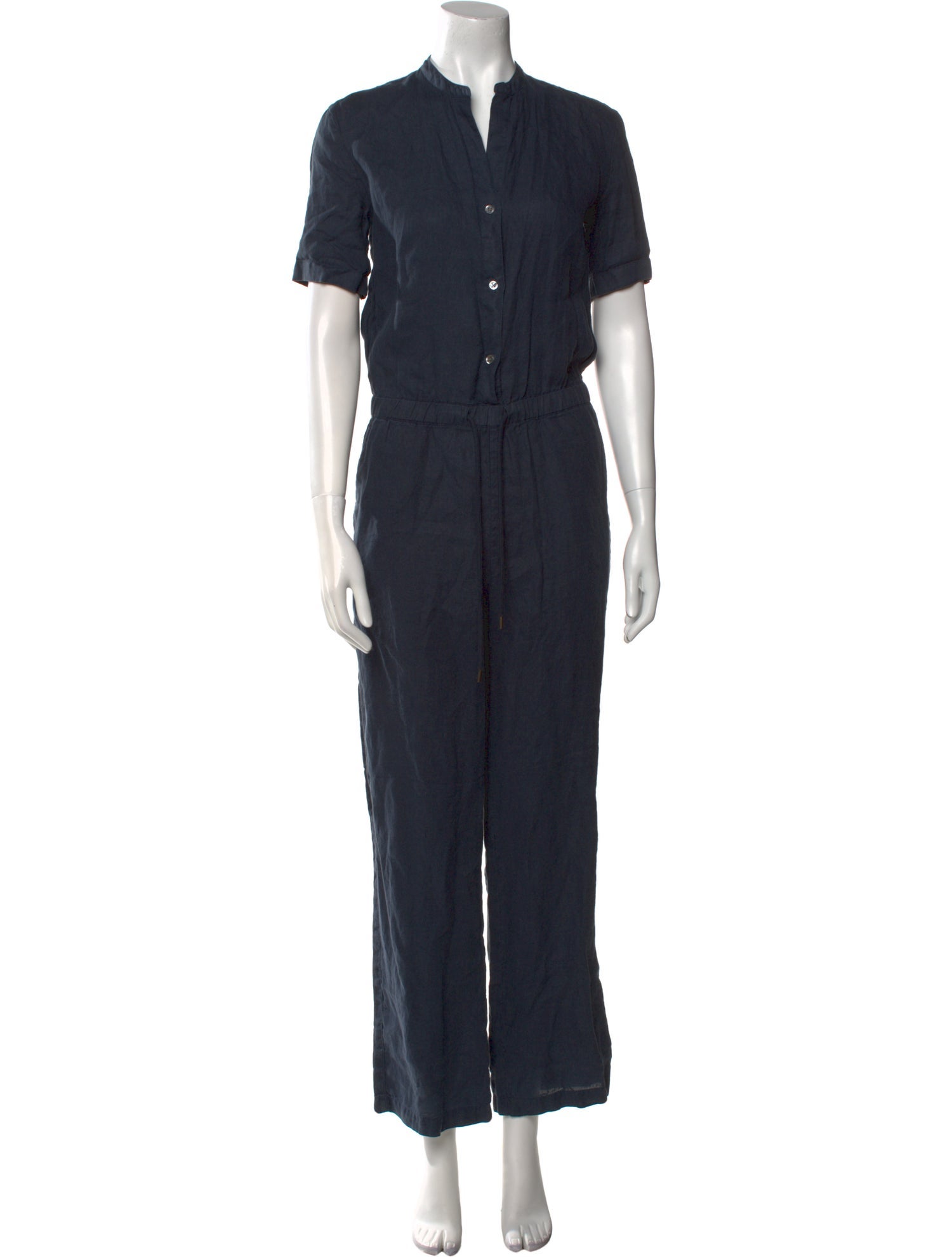 James Perse Linen Crew Neck Jumpsuit w/ Tags