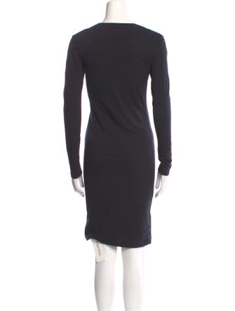 James Perse Scoop Neck Knee-Length Dress