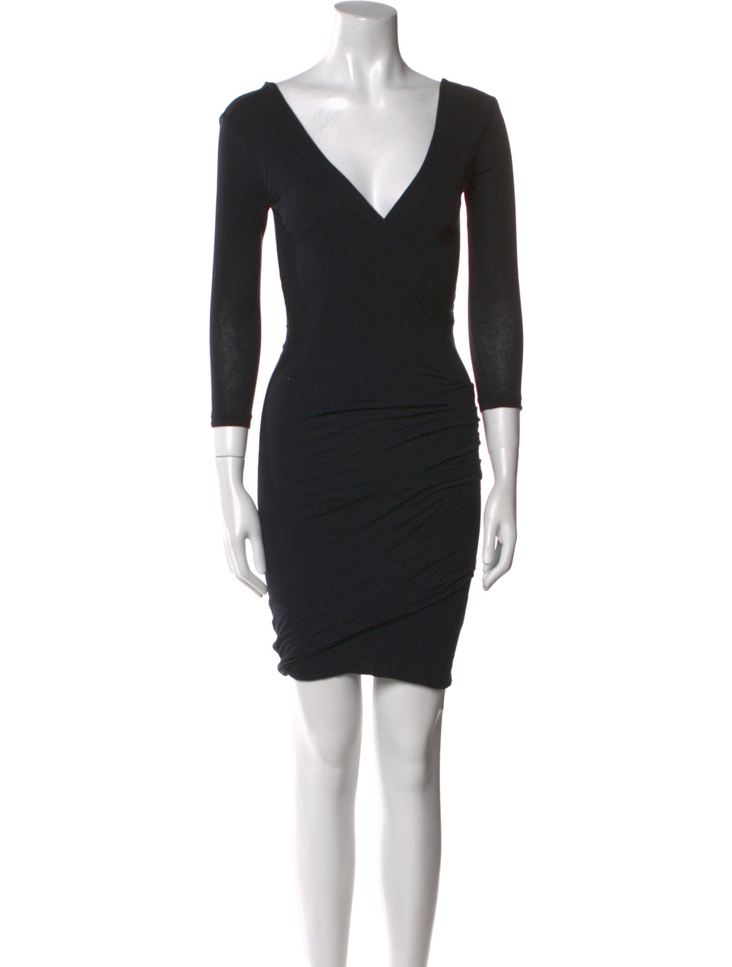 James Perse V-Neck Mini Dress