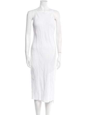 James Perse Linen Midi Length Dress