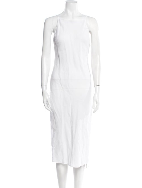 James Perse Linen Midi Length Dress