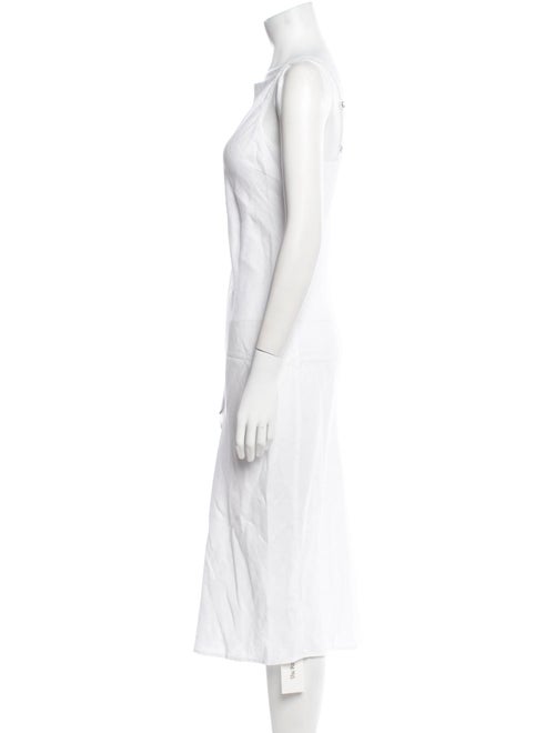 James Perse Linen Midi Length Dress