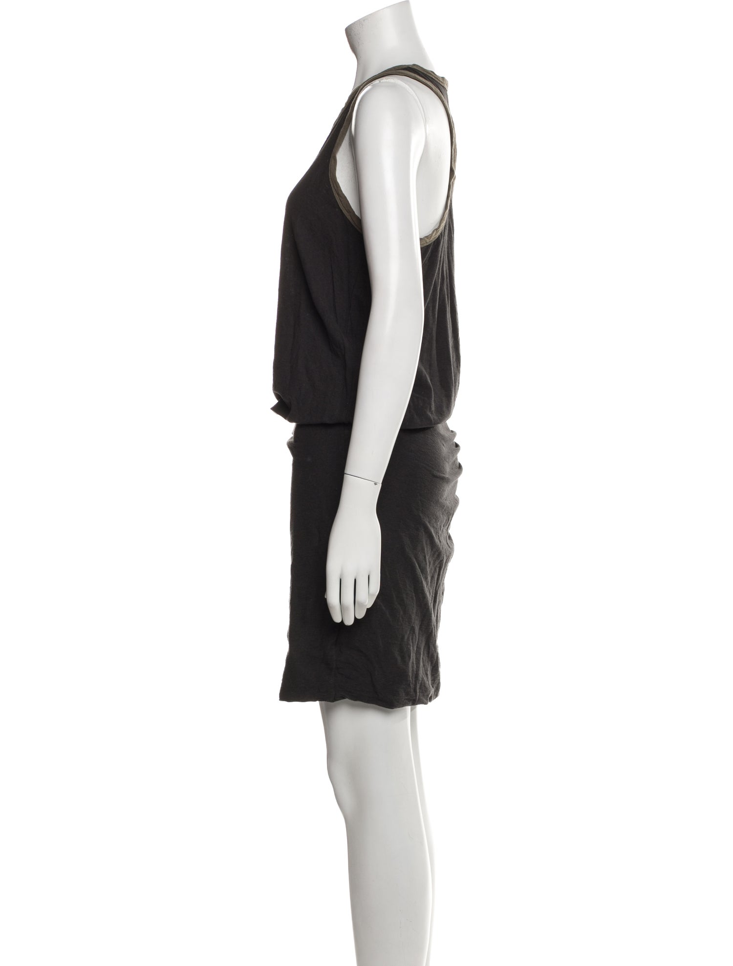 James Perse Scoop Neck Knee-Length Dress