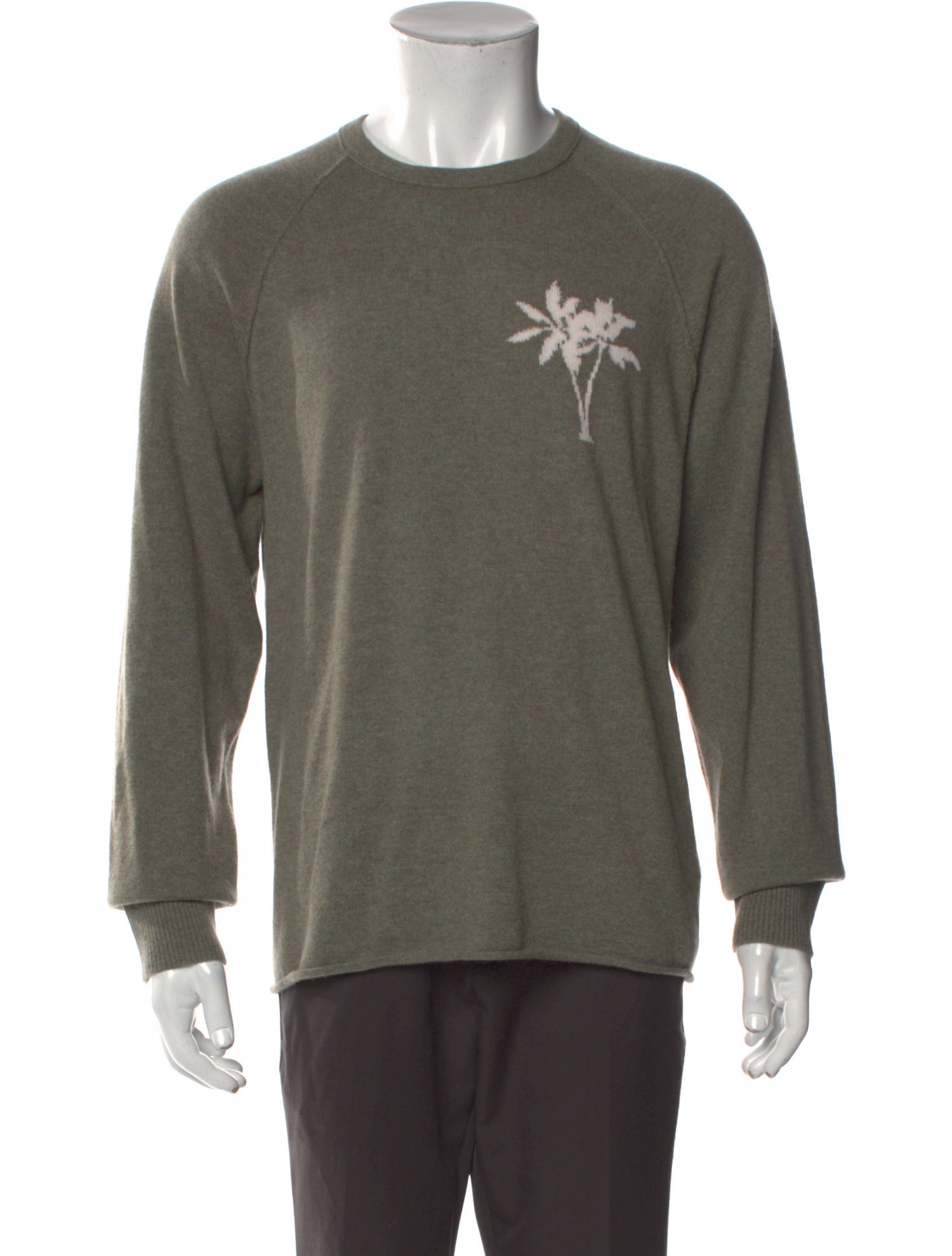 James Perse Cashmere Graphic Print Sweatshirt