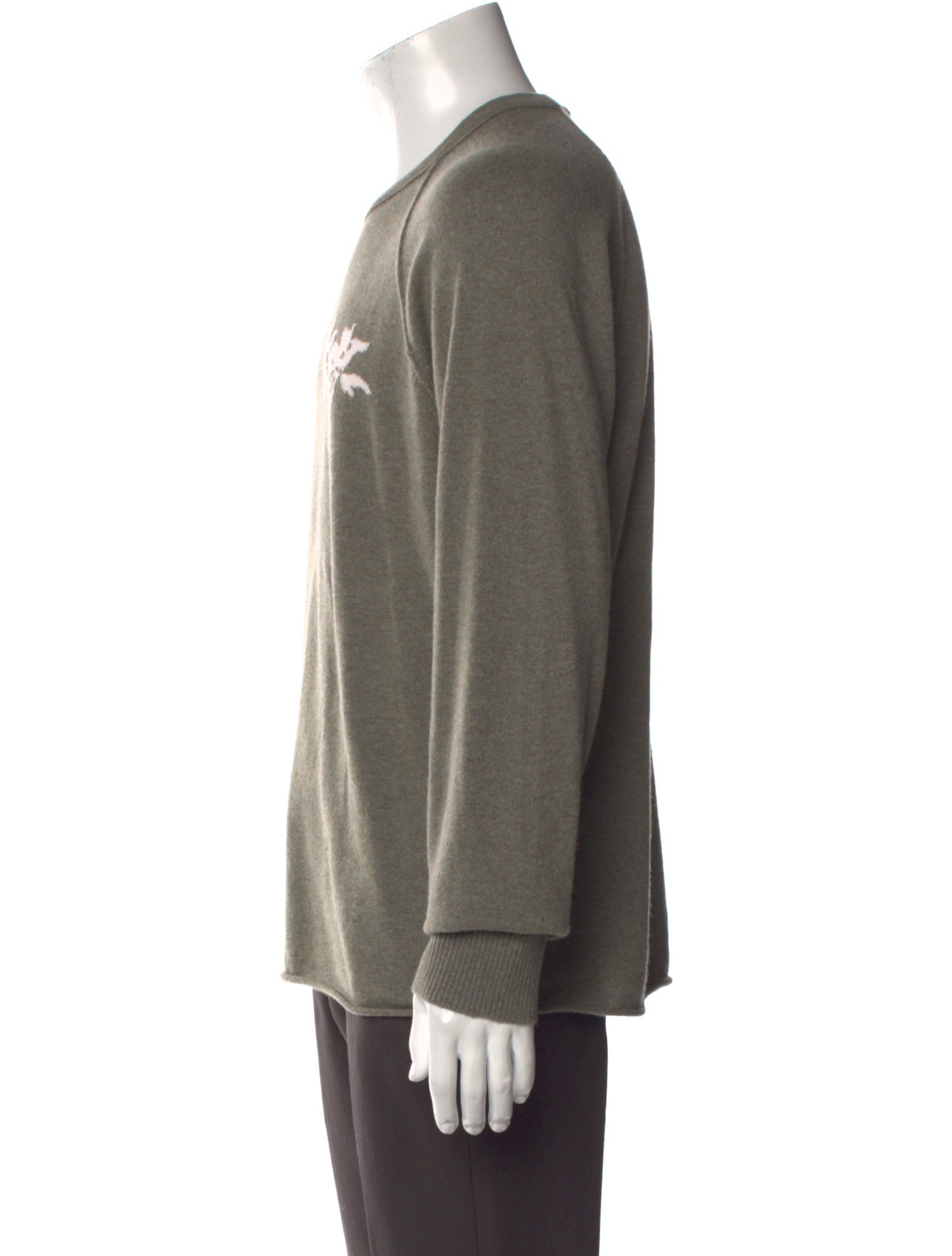 James Perse Cashmere Graphic Print Sweatshirt