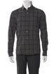 James Perse Plaid Print Long Sleeve Shirt