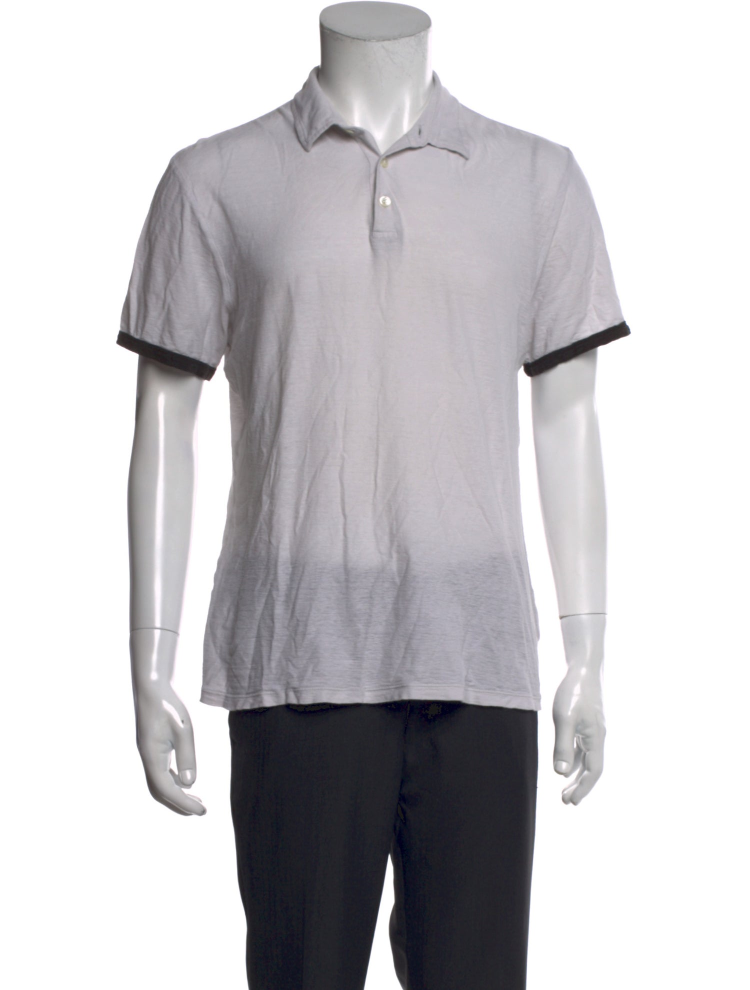 James Perse Collar Short Sleeve Polo Shirt