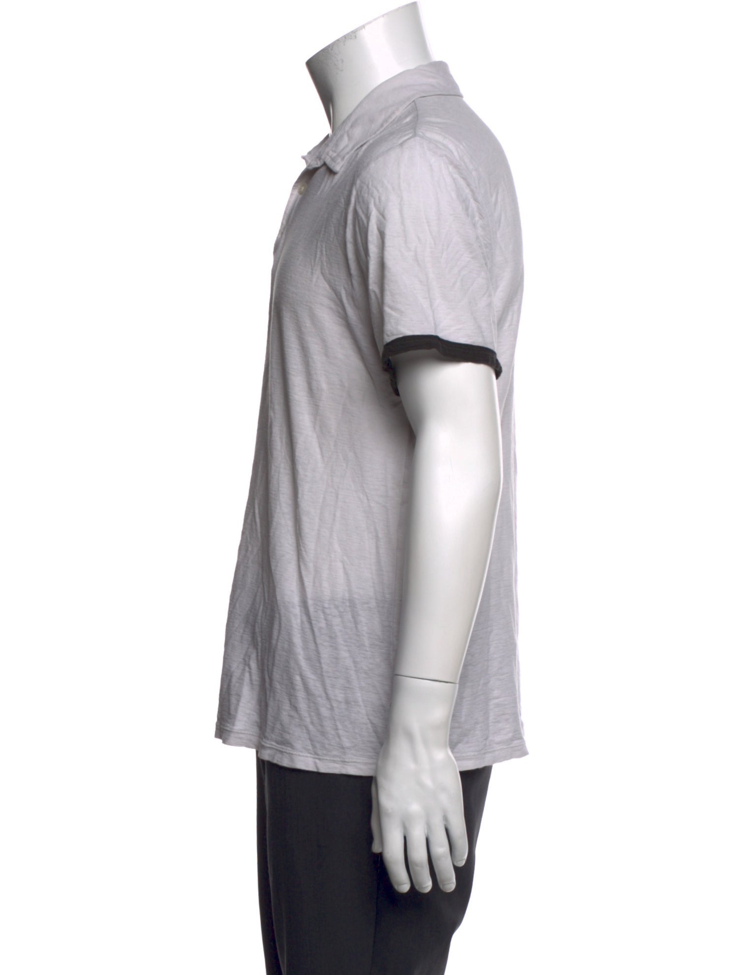 James Perse Collar Short Sleeve Polo Shirt