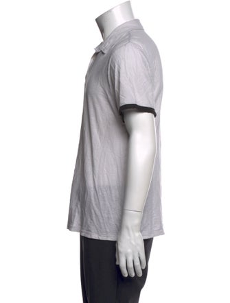 James Perse Collar Short Sleeve Polo Shirt