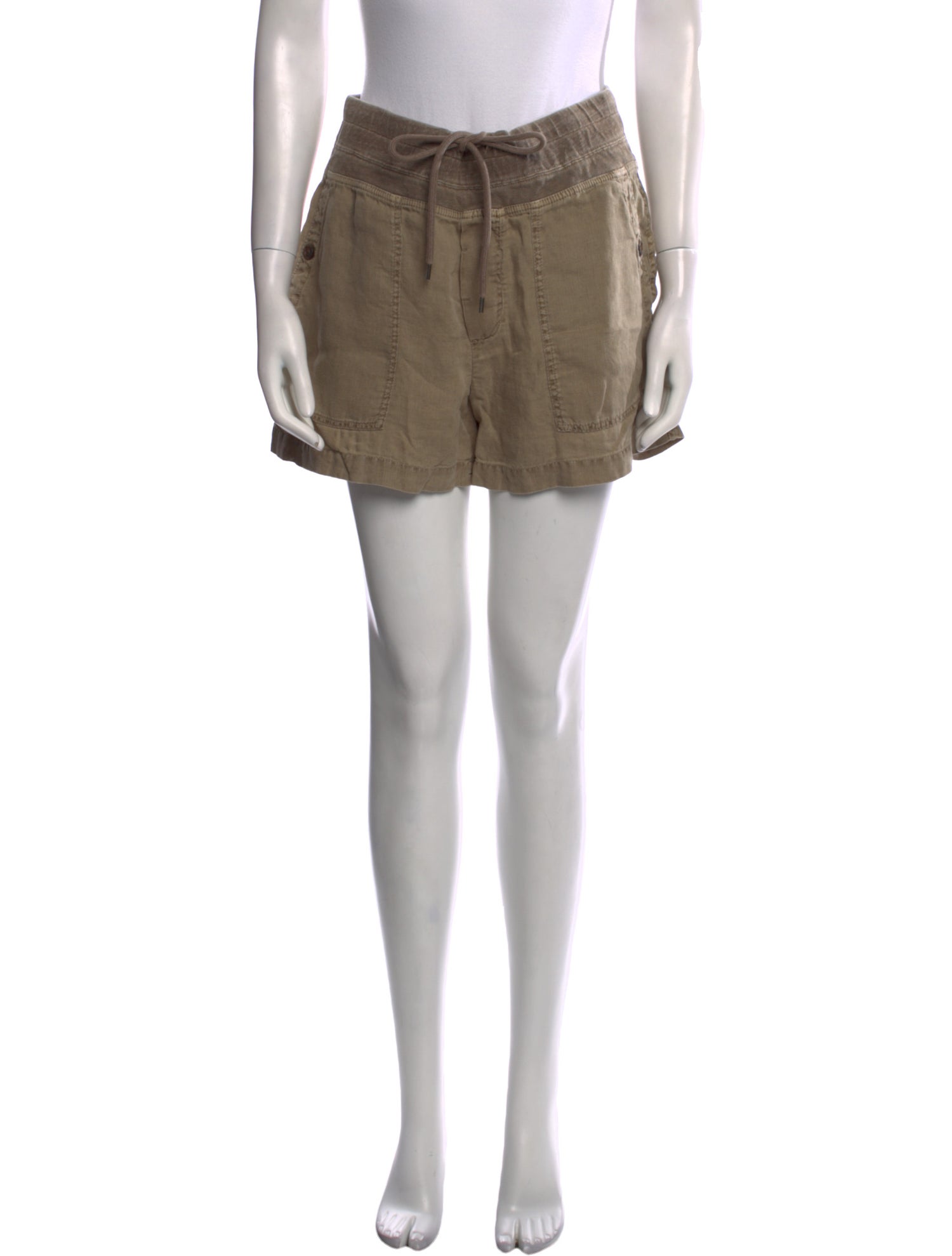 James Perse Linen Mini Shorts