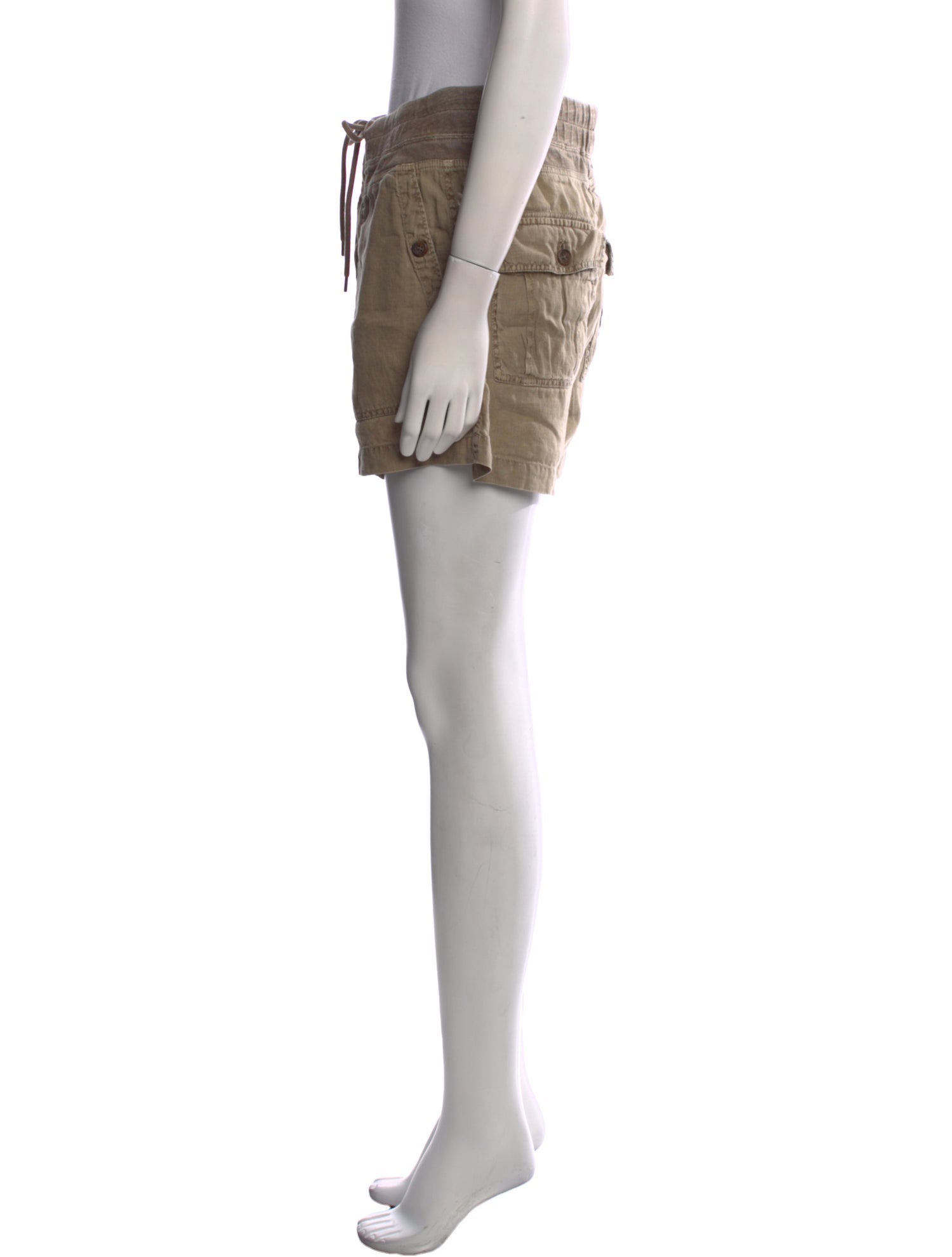 James Perse Linen Mini Shorts