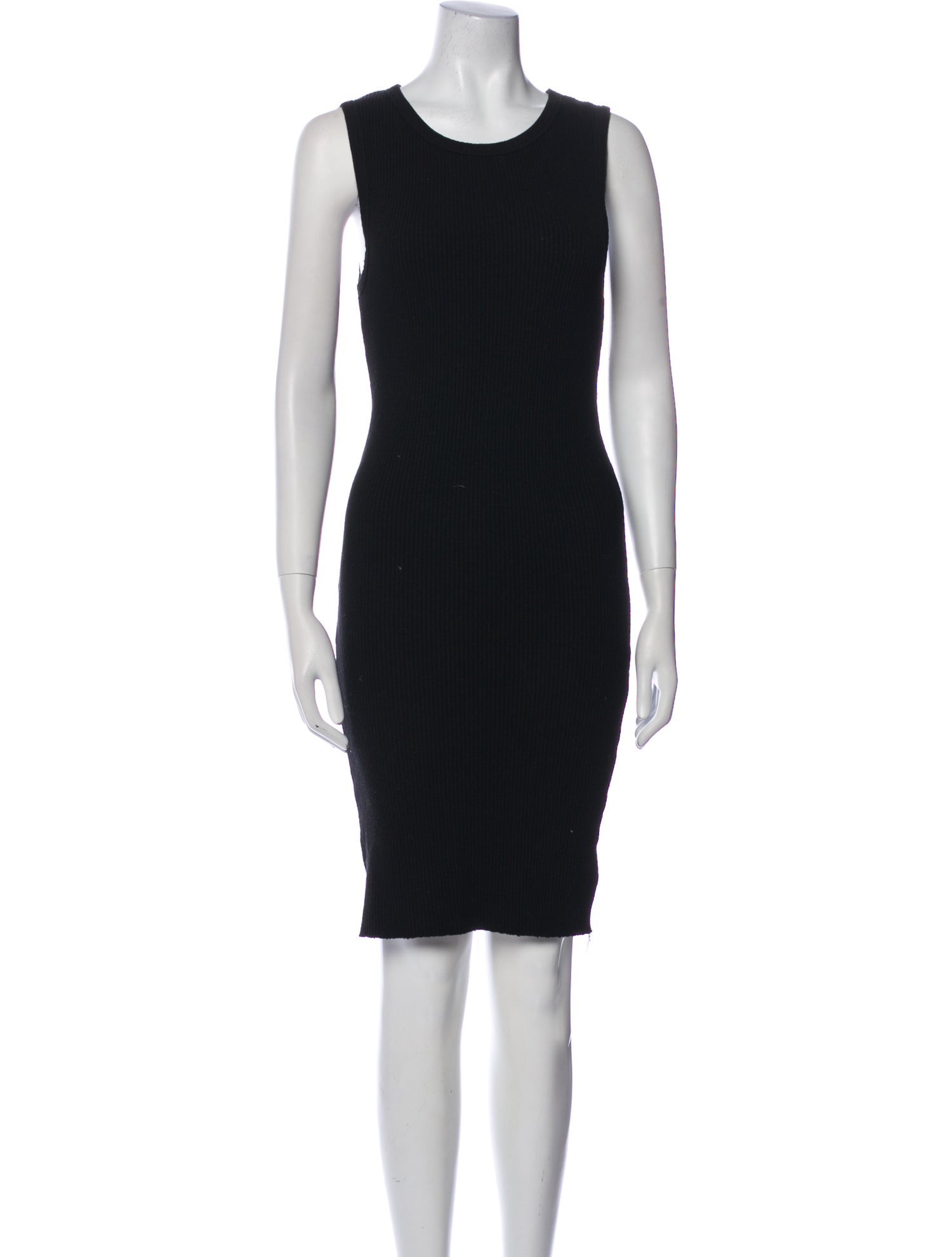 James Perse Scoop Neck Knee-Length Dress