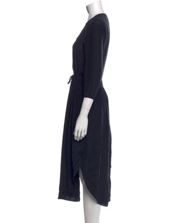 James Perse Silk Midi Length Dress