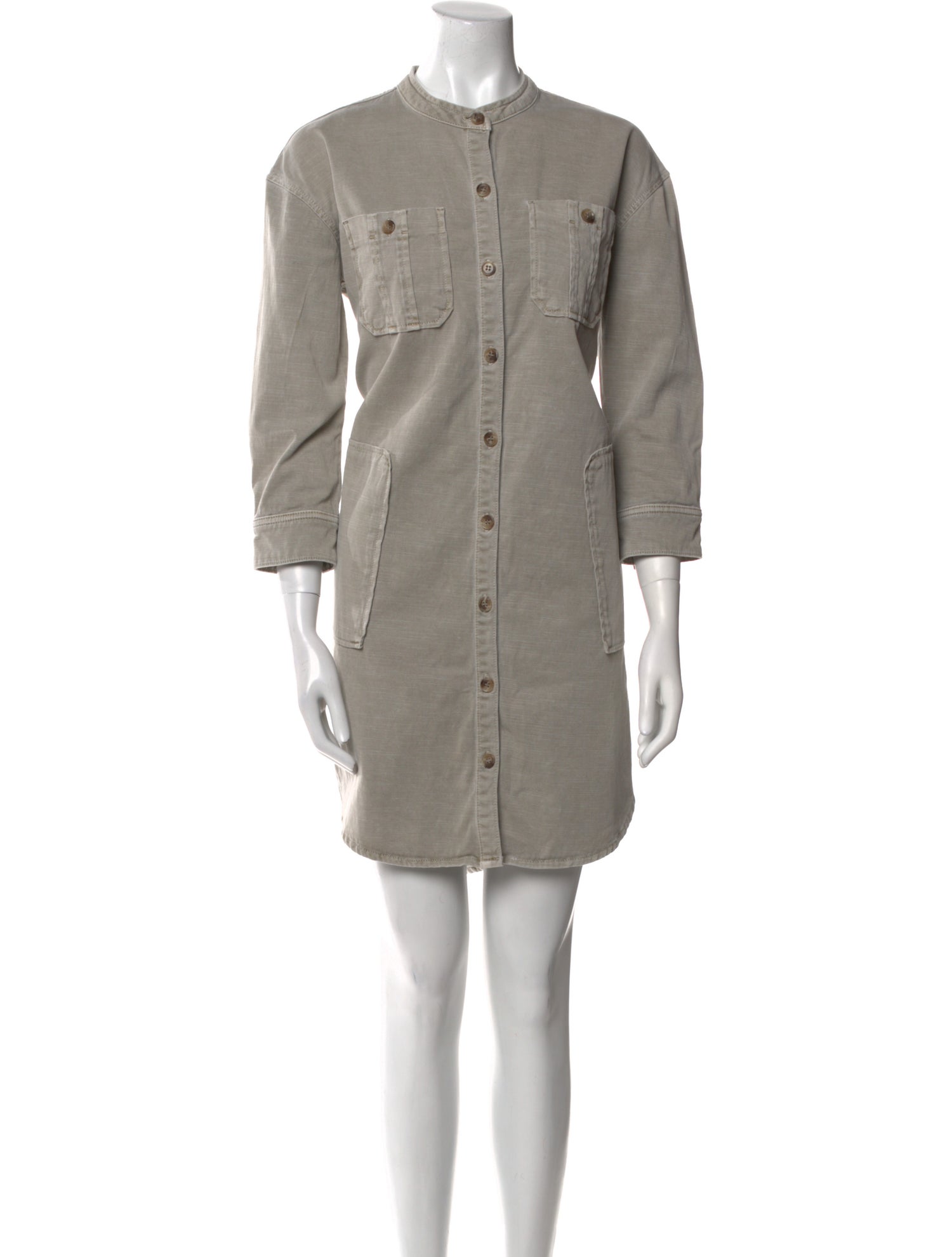 James Perse Crew Neck Knee-Length Dress