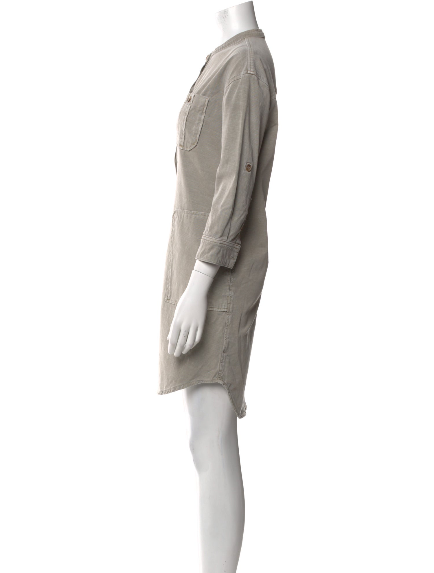 James Perse Crew Neck Knee-Length Dress