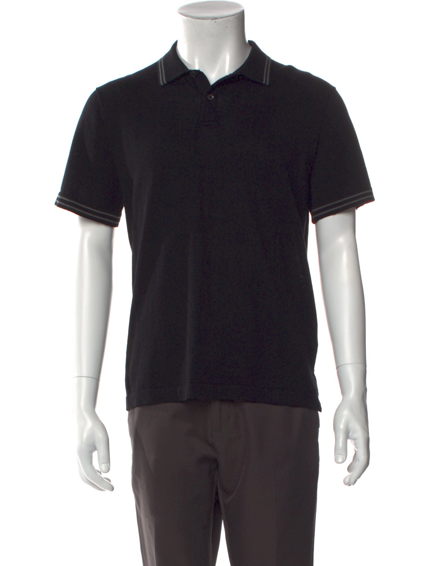 James Perse Crew Neck Short Sleeve Polo Shirt