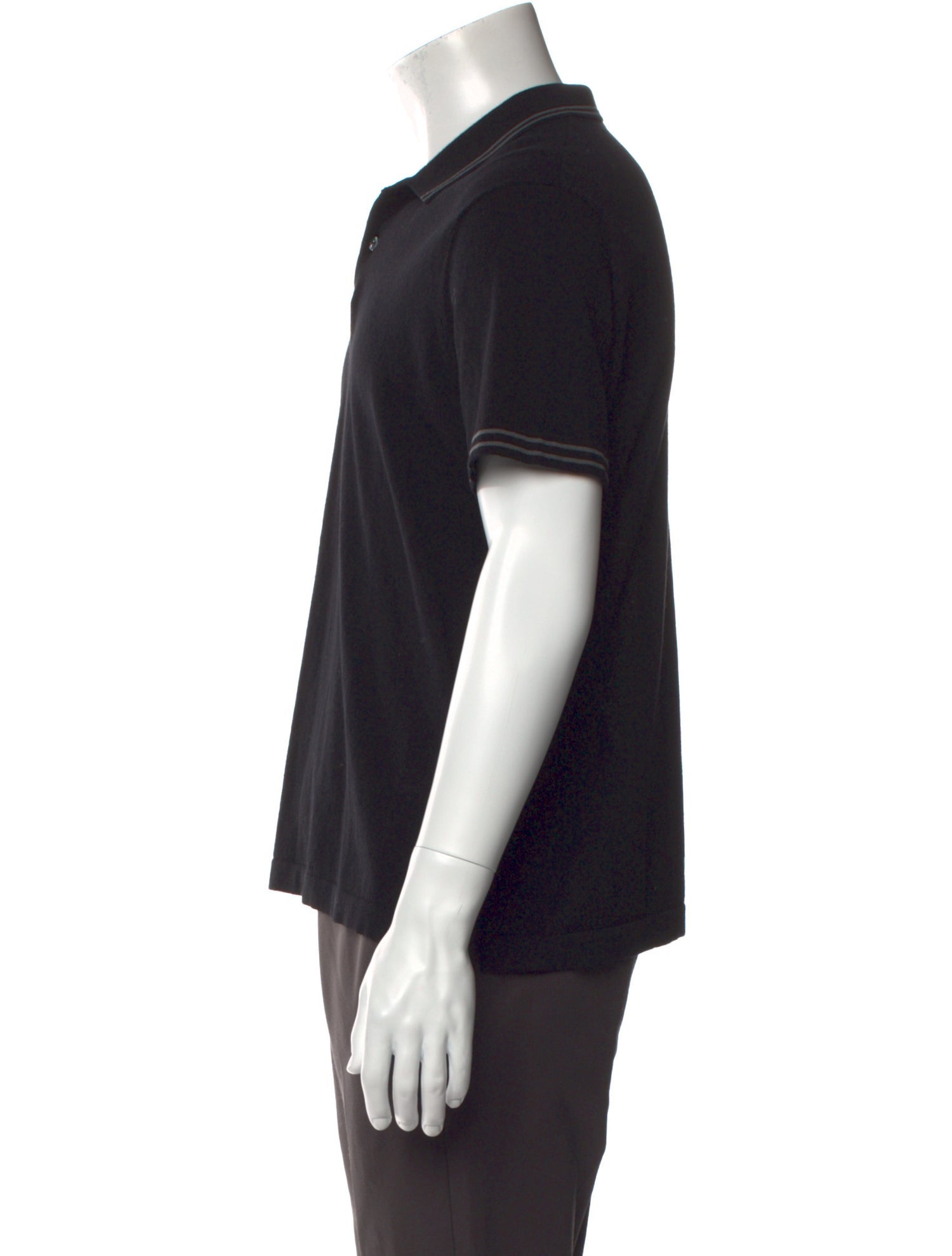 James Perse Crew Neck Short Sleeve Polo Shirt