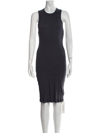 James Perse Crew Neck Knee-Length Dress