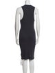 James Perse Crew Neck Knee-Length Dress