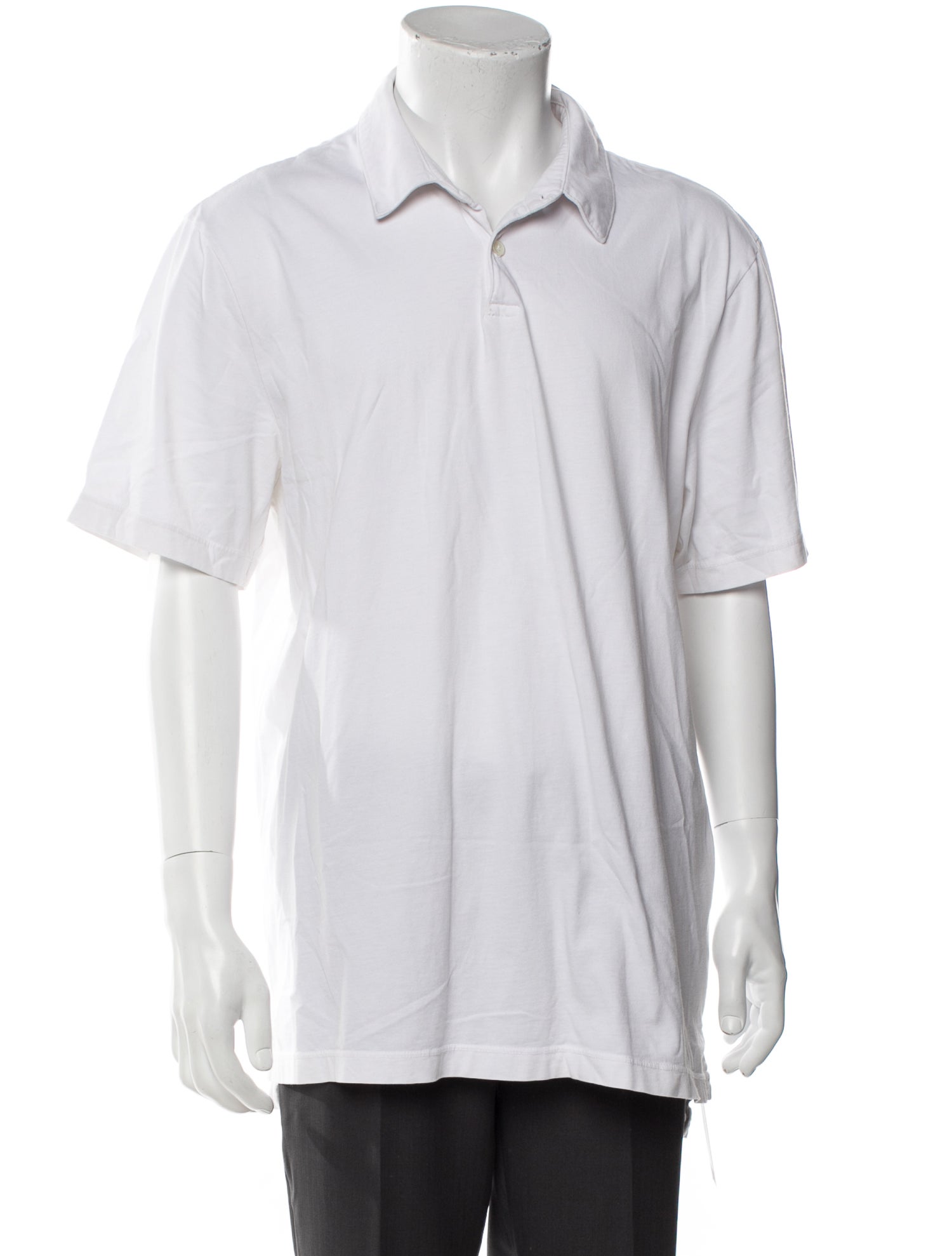 James Perse Collar Short Sleeve Polo Shirt
