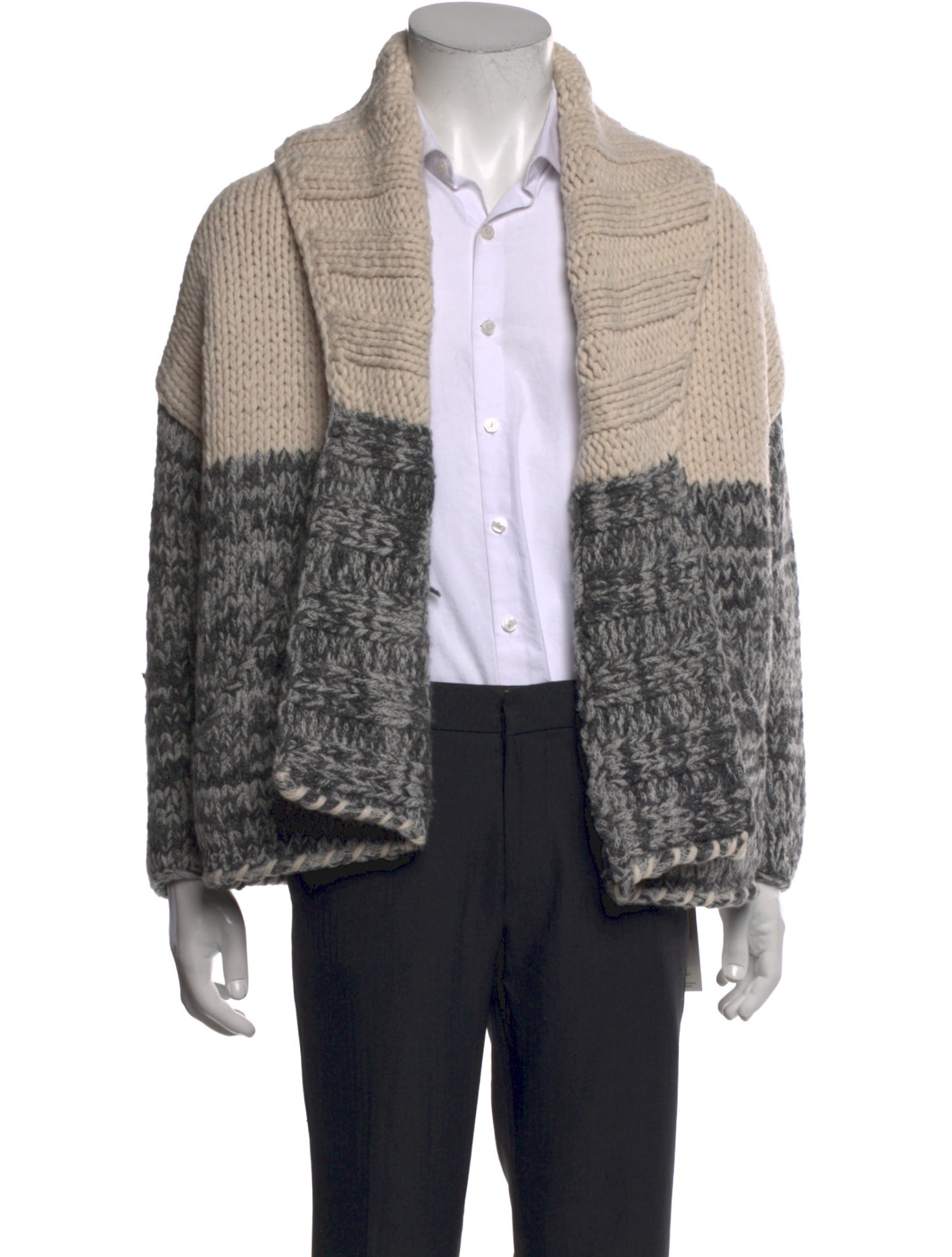 James Perse Wool Printed Cardigan