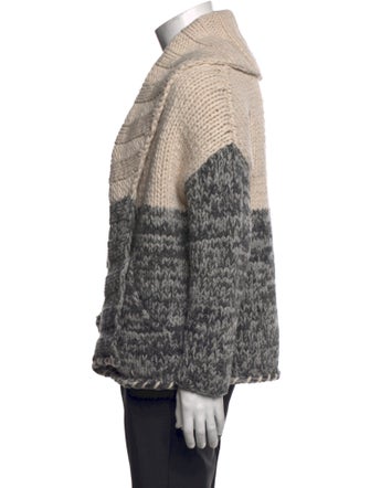 James Perse Wool Printed Cardigan