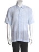 James Perse Linen Striped Shirt