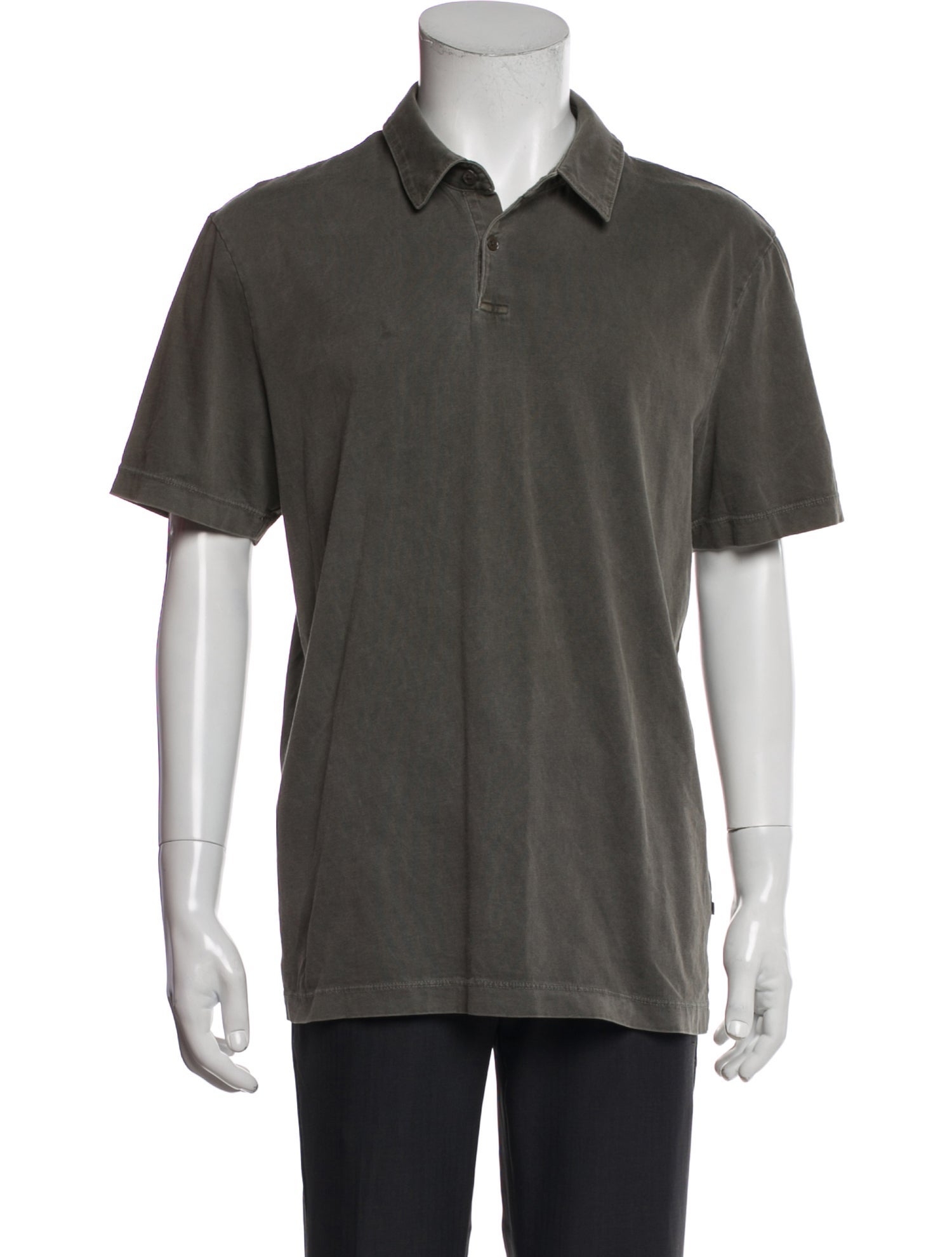 James Perse Collar Short Sleeve Polo Shirt