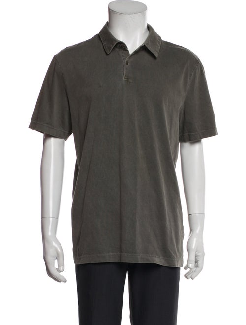 James Perse Collar Short Sleeve Polo Shirt