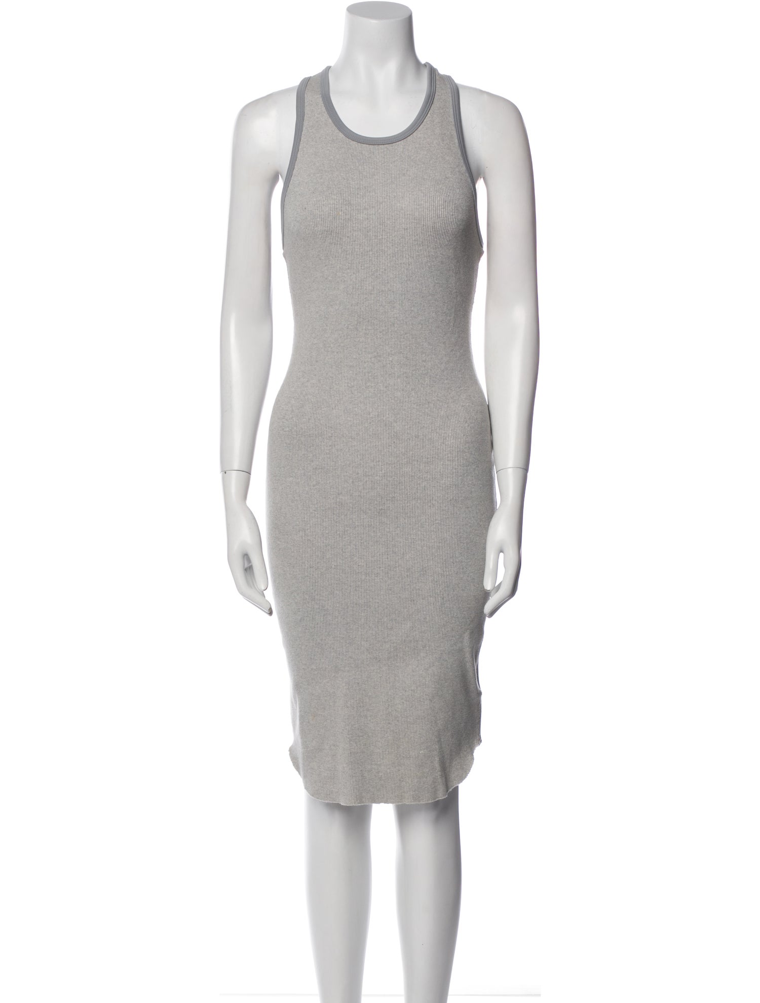 James Perse Striped Knee-Length Dress