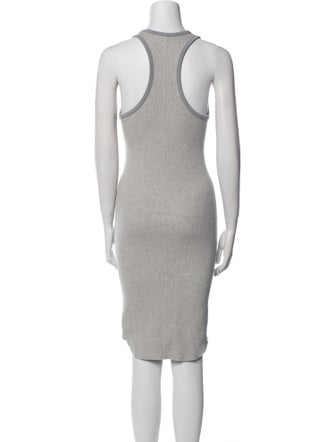 James Perse Striped Knee-Length Dress