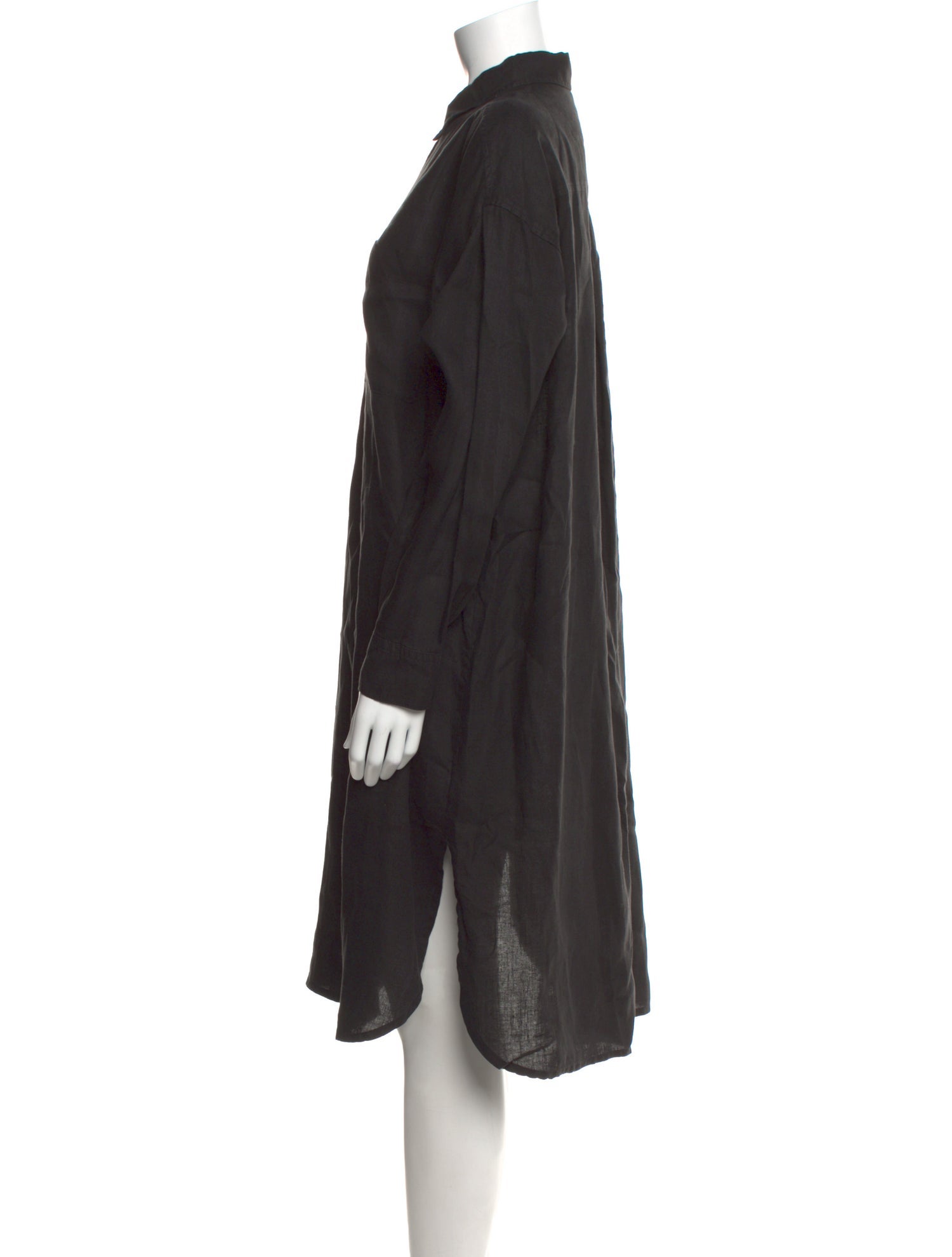 James Perse Linen Midi Length Dress