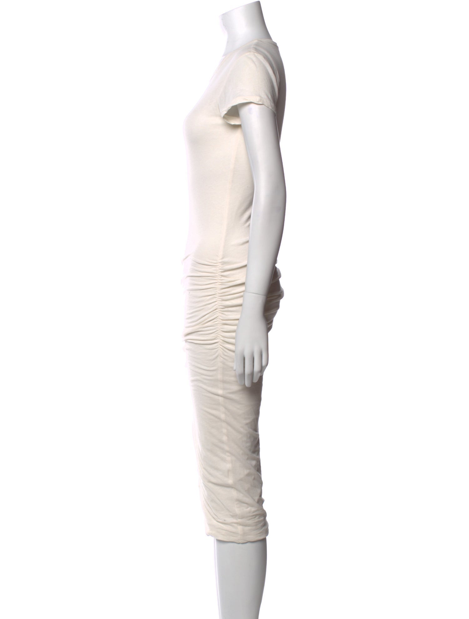 James Perse Scoop Neck Midi Length Dress