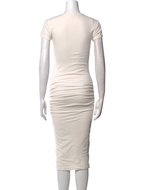 James Perse Scoop Neck Midi Length Dress