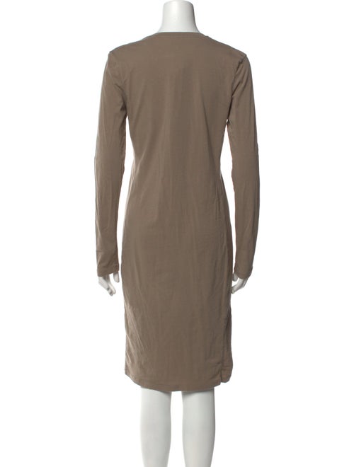 James Perse Scoop Neck Knee-Length Dress