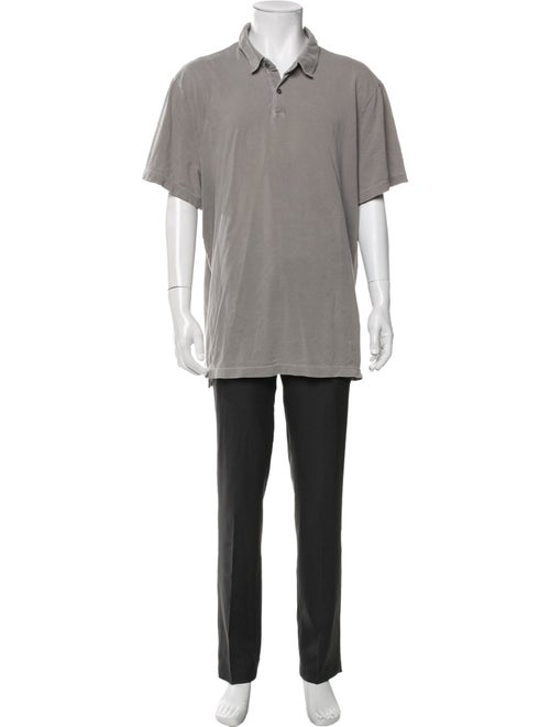 James Perse Collar Short Sleeve Polo Shirt