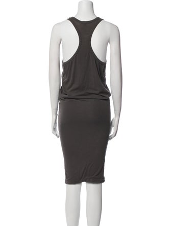 James Perse Scoop Neck Knee-Length Dress
