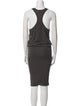 James Perse Scoop Neck Knee-Length Dress