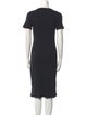 James Perse Scoop Neck Midi Length Dress