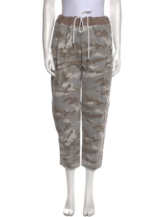James Perse Camouflage Print Straight Leg Pants