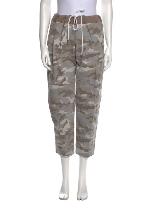 James Perse Camouflage Print Straight Leg Pants